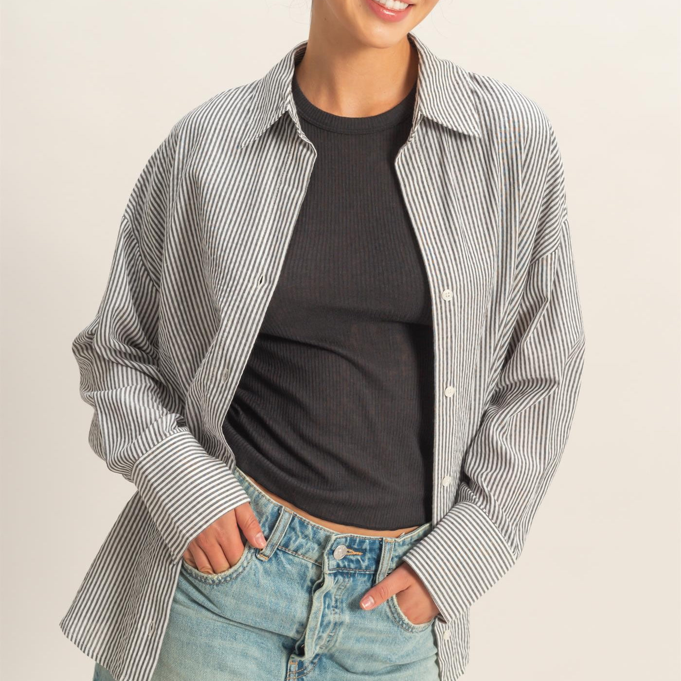 Paige Button Up (4 Colors)