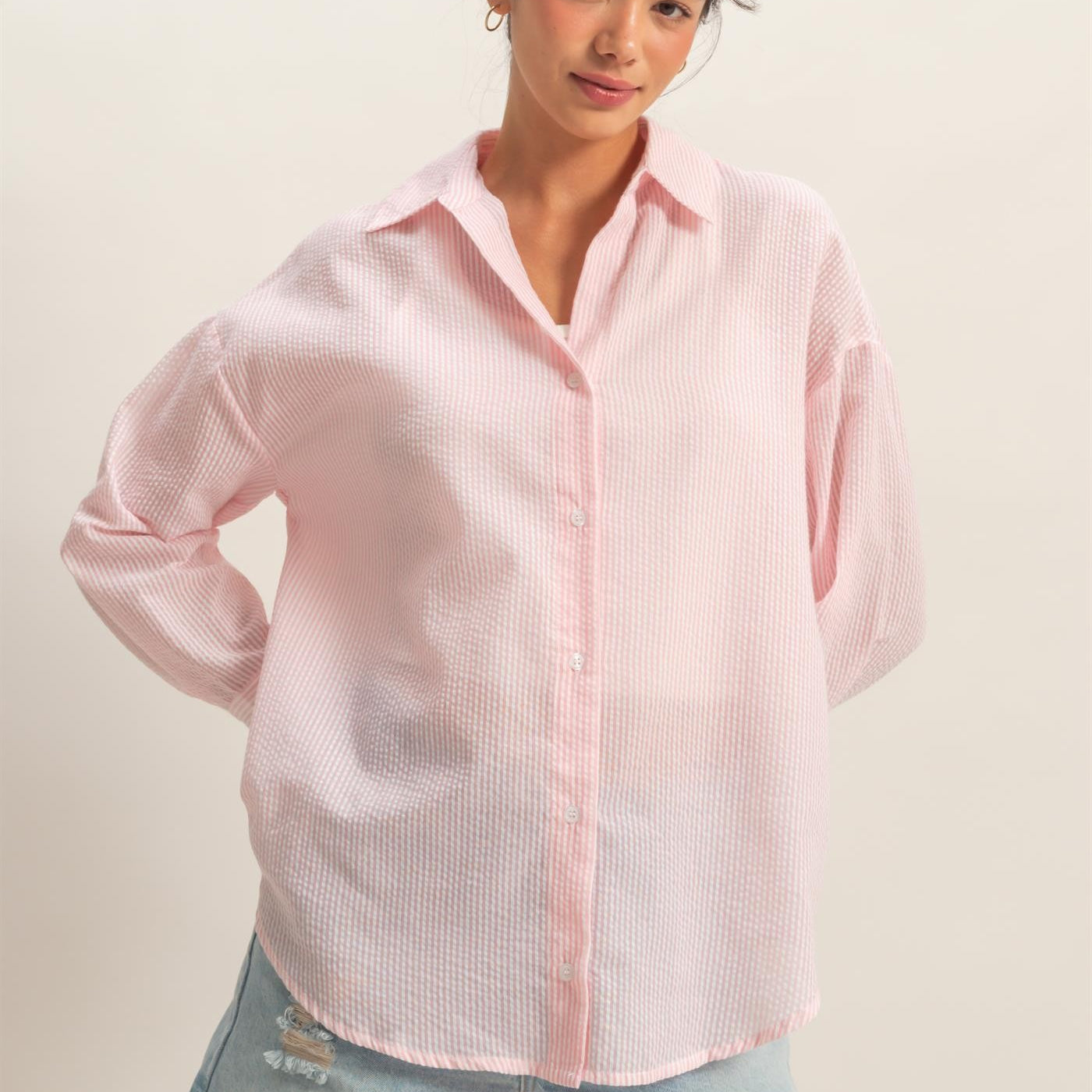 Paige Button Up (4 Colors)