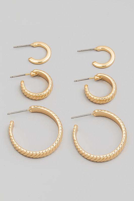 Mixed Hoop Set
