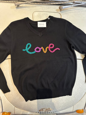 Love V neck Sweater