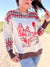 Vintage Cowgirl Sweater Red