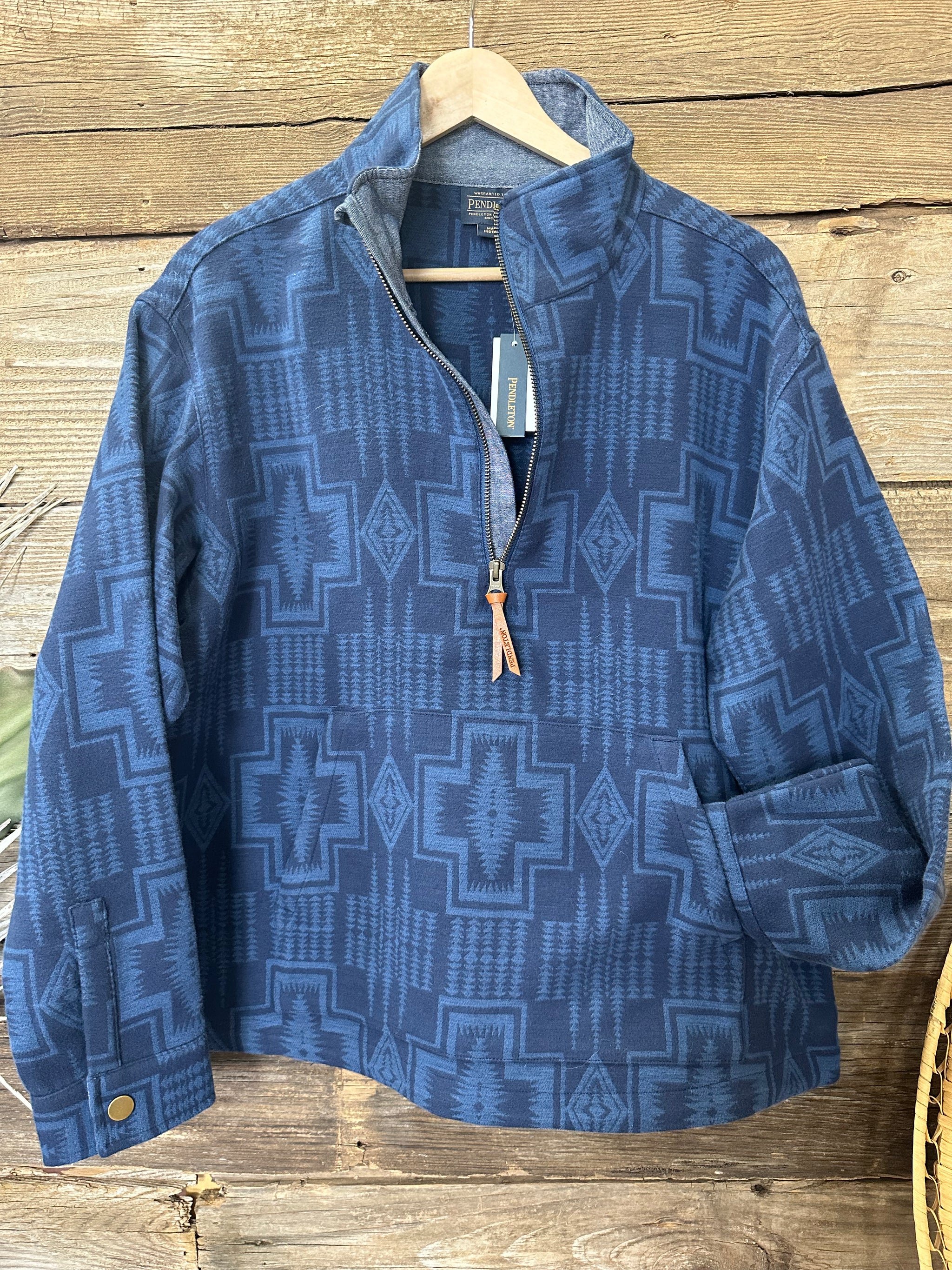 Pendleton Half-Zip Pullover - The Rusty Rose