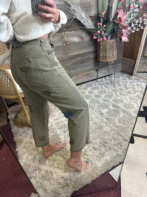 Monica patchwork jeans