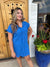 Poolside Dress Blue