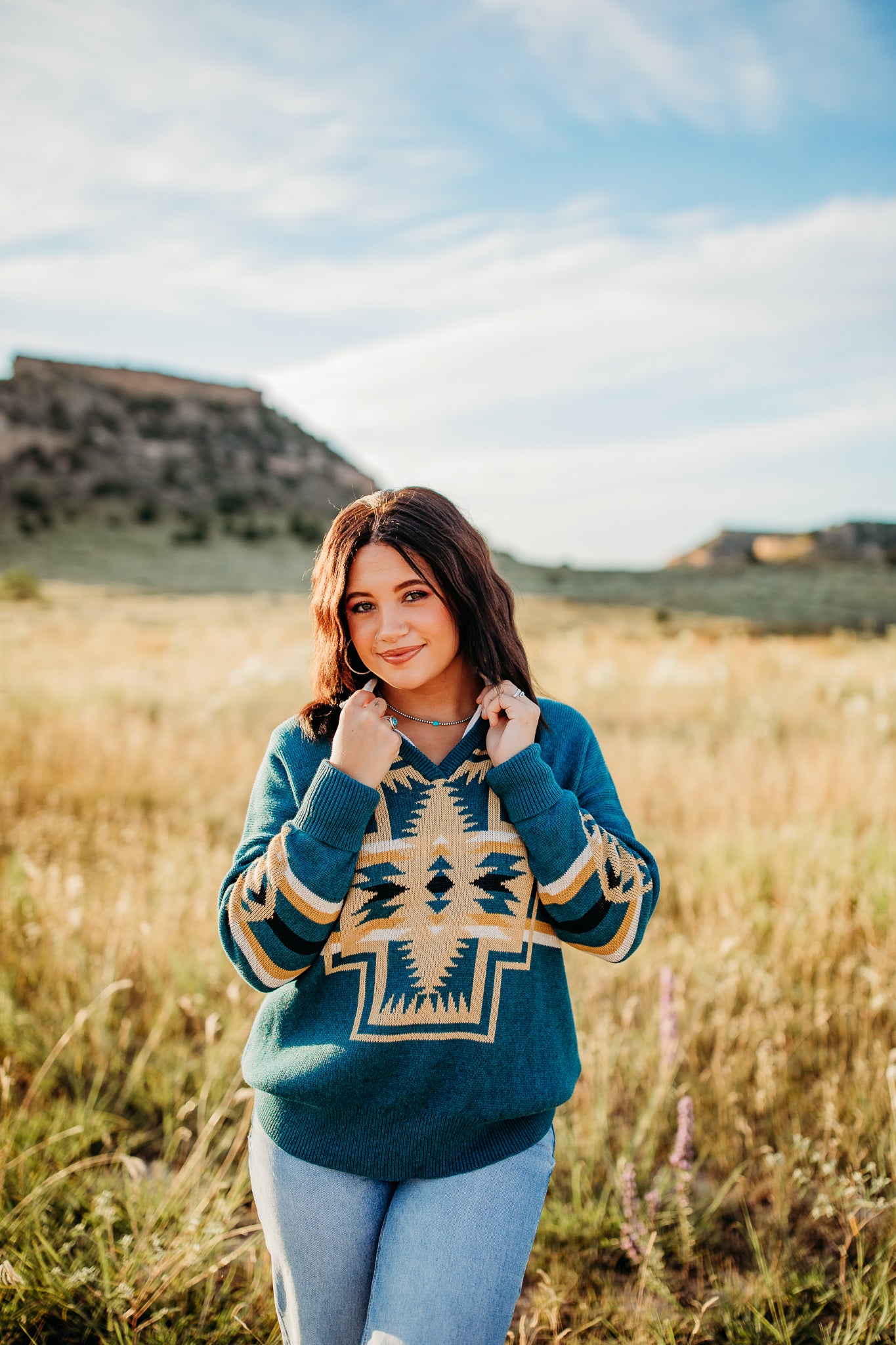 Pendleton Harding Pullover Teal