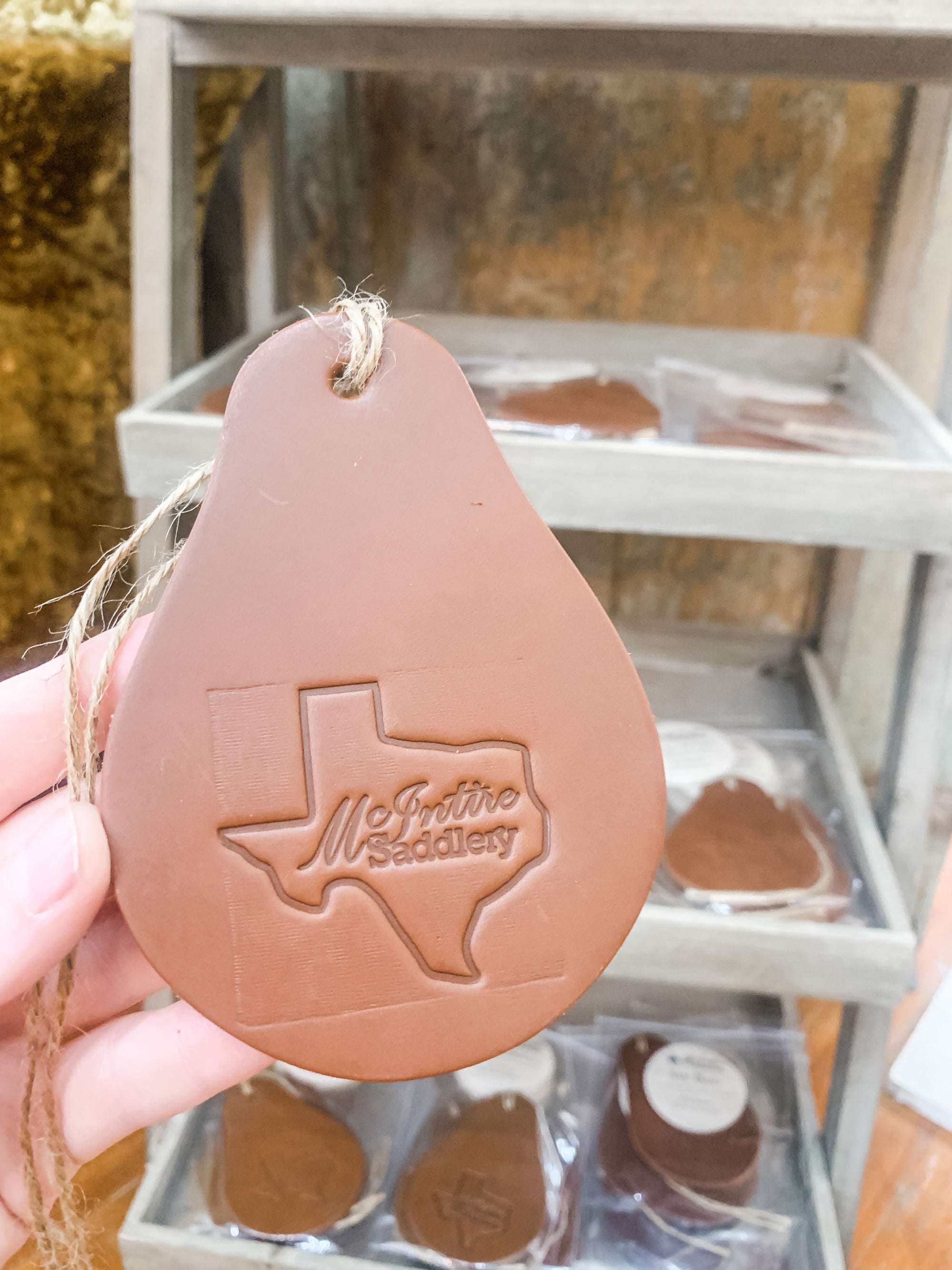 Mcintire Saddlery Leather Car Scent