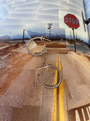 Twisted Hoops Sm